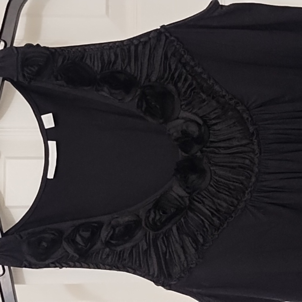 New York&Company black stretch top